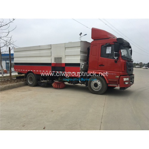 Shanqi New 4x2 broom sweeper truck